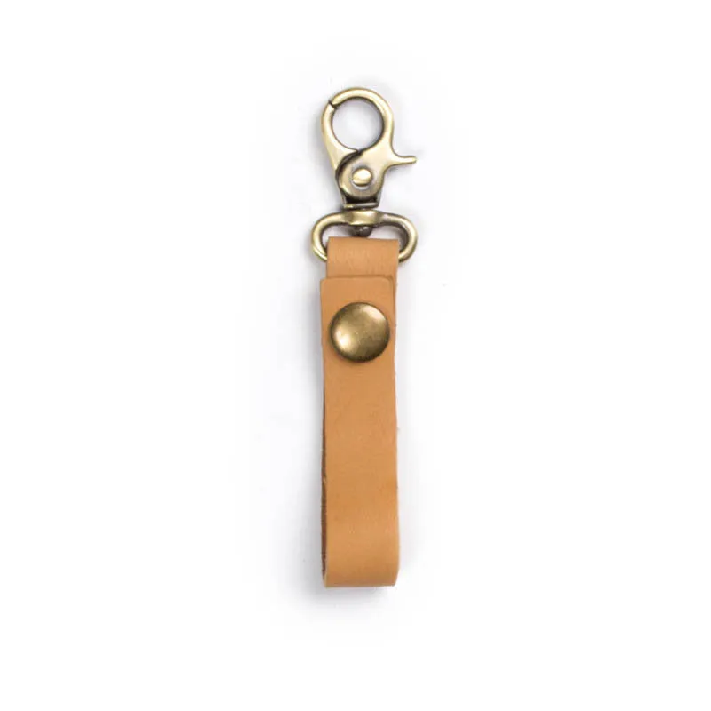 Super Loop Keychain in Various Colors with Leather Material;