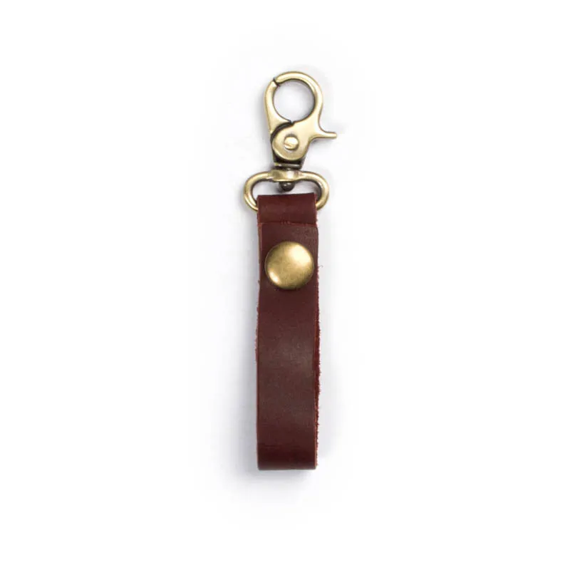 Super Loop Keychain in Various Colors with Leather Material;