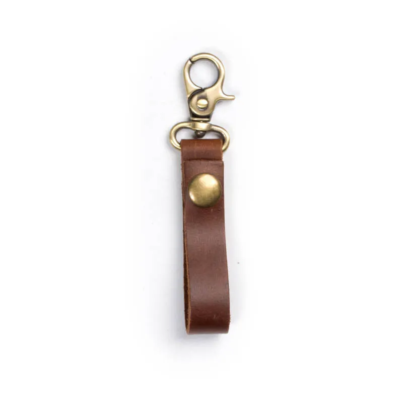 Super Loop Keychain in Various Colors with Leather Material;