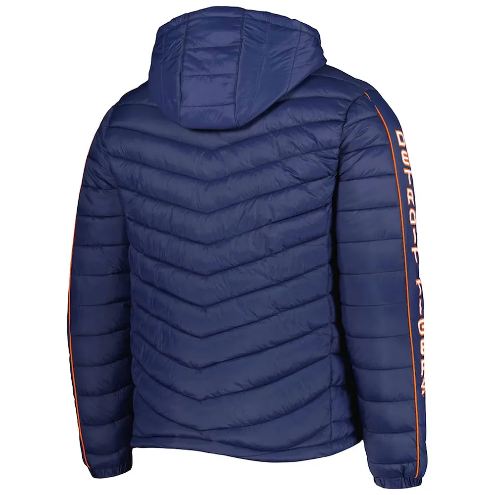 Detroit Tigers cozy navy blue hooded coat