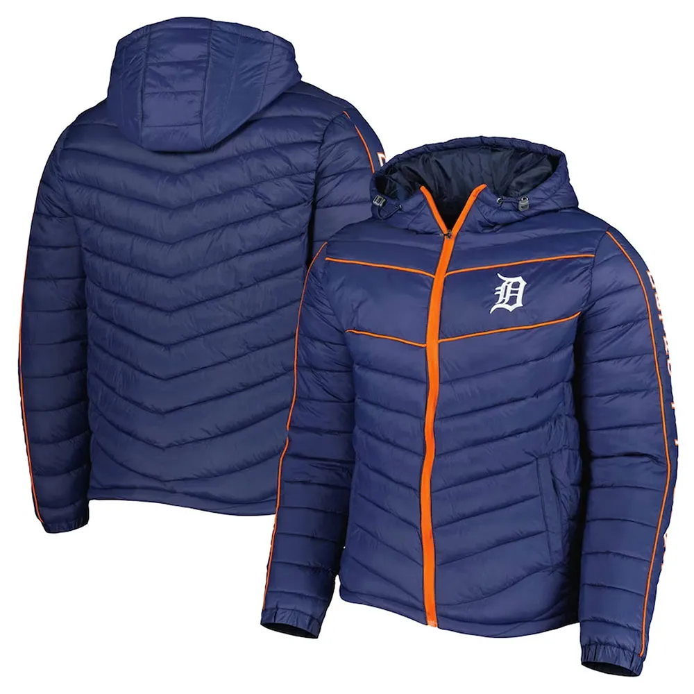 Detroit Tigers cozy navy blue hooded coat