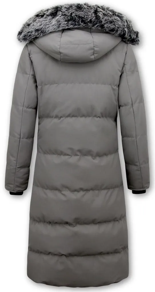 NEW Long Puffer Jackets for Women with Hood