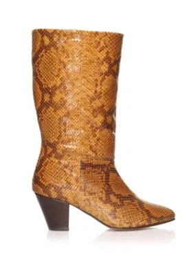 Ofelia Boot Snake Yellow-37/4