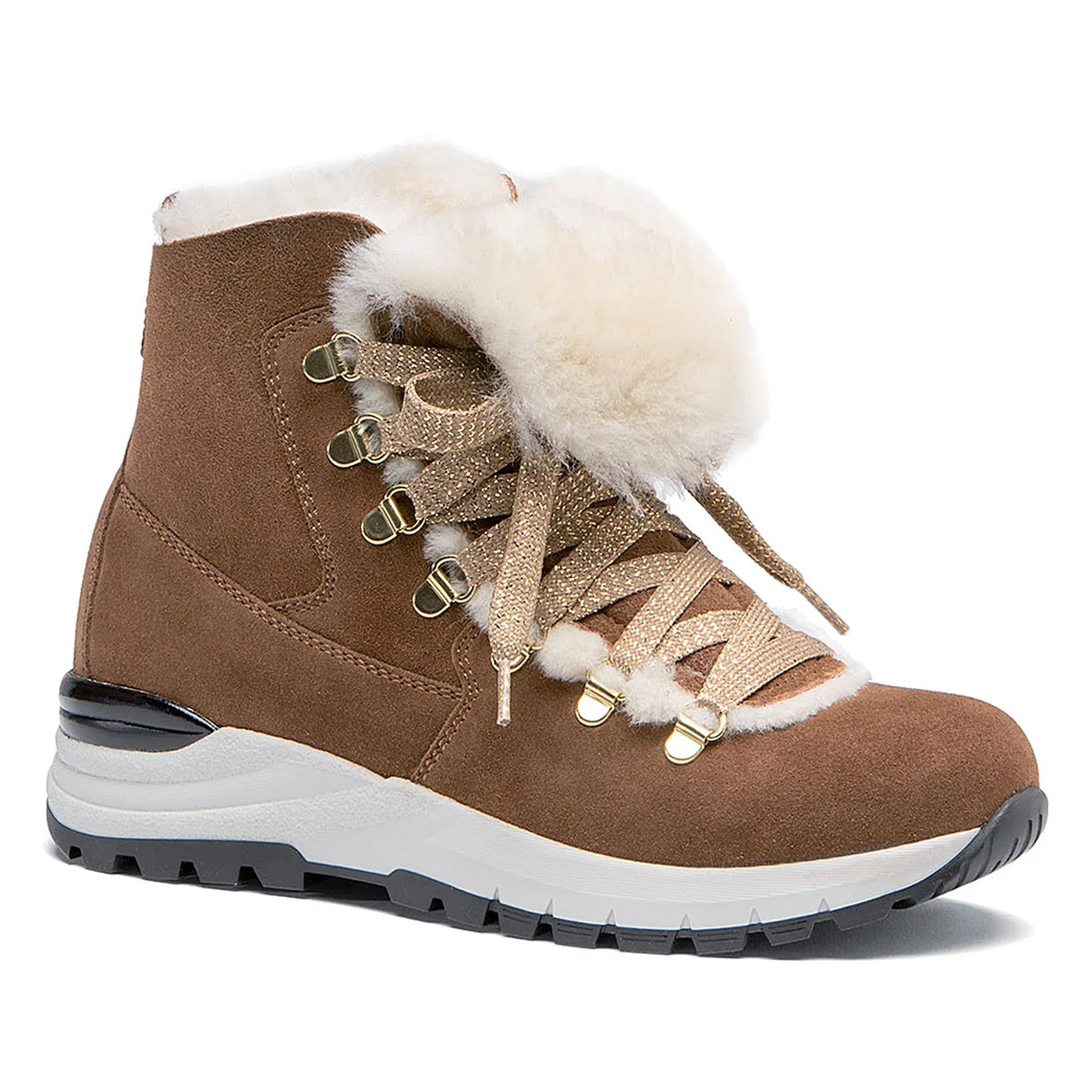 Shearling Suede Winter Boots