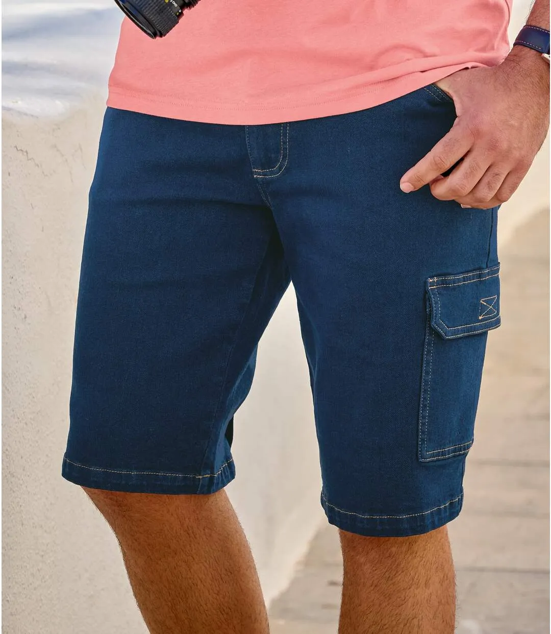 Pack of 2 Blue Denim Men's Shorts