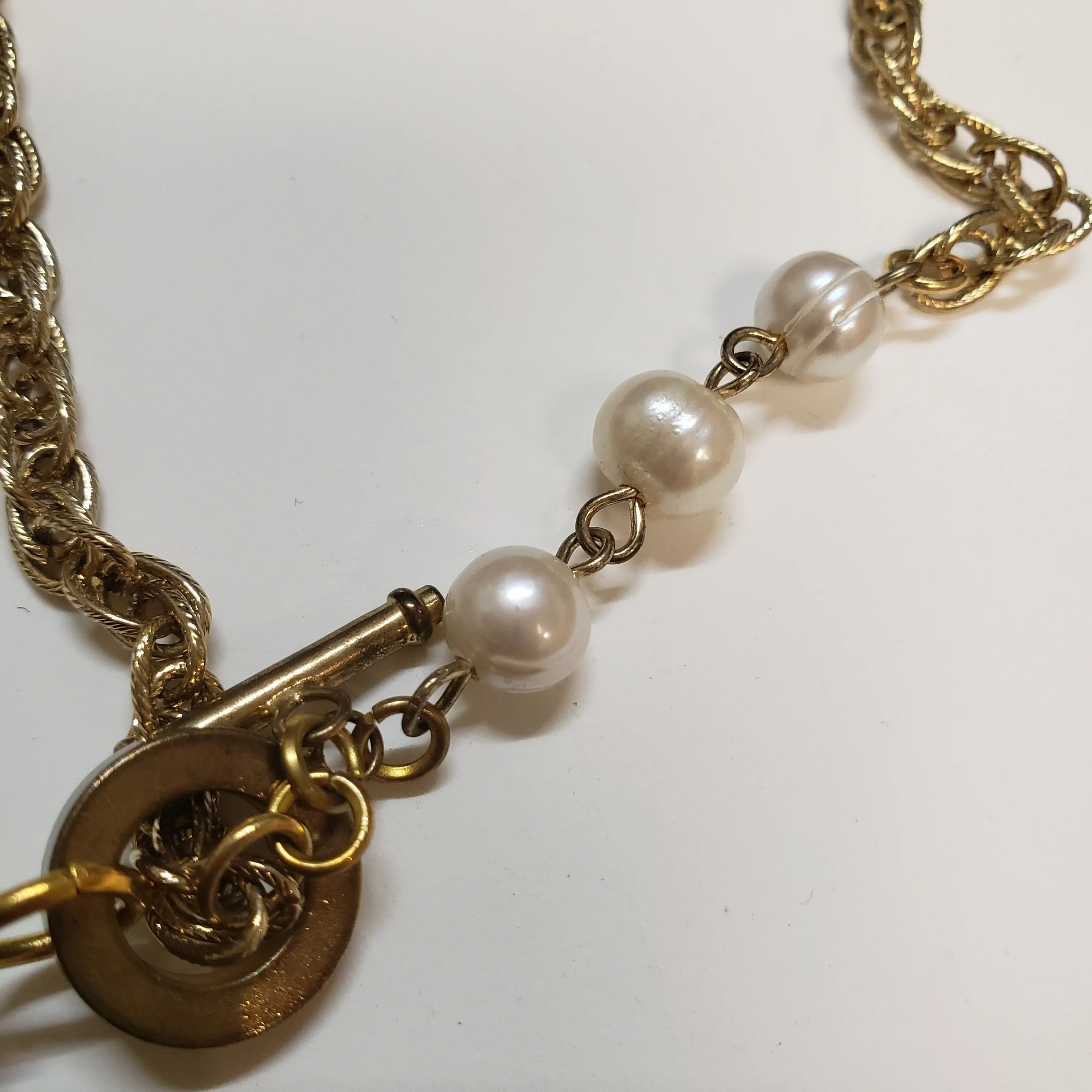 Pearl Diamond Locket Necklace