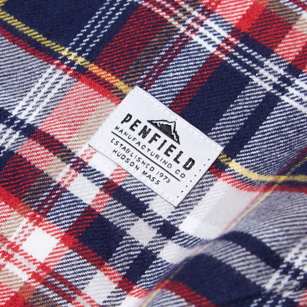 Penfield Navy Jansen Plaid Shirt