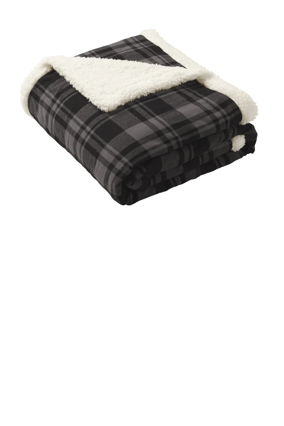 Port Authority Flannel Sherpa Blanket