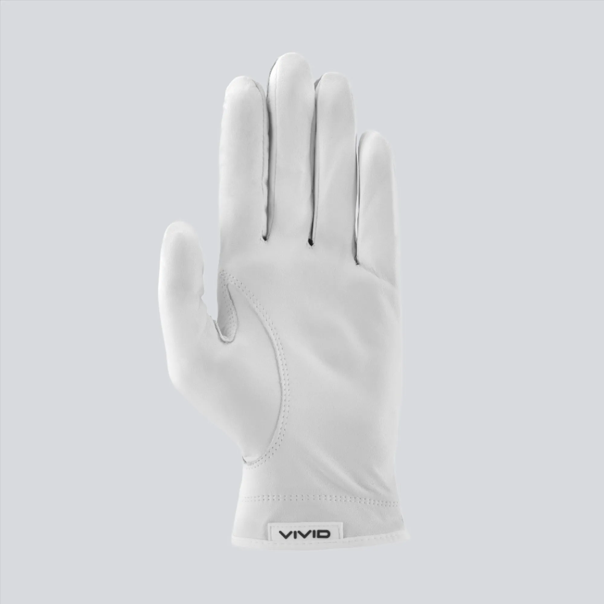 Black White Golf Glove with Premium Cabretta Leather