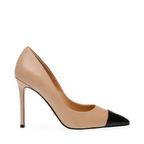 BLK/TAN Evelyn-C Pump