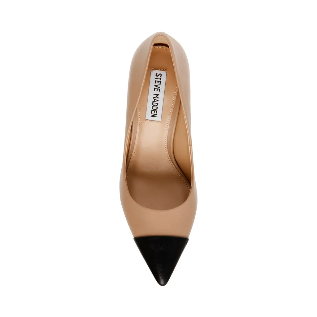 BLK/TAN Evelyn-C Pump