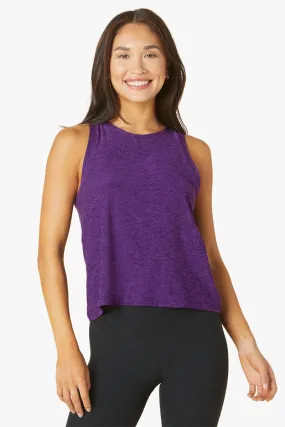 Purple Dahlia Heather Featherweight Tank