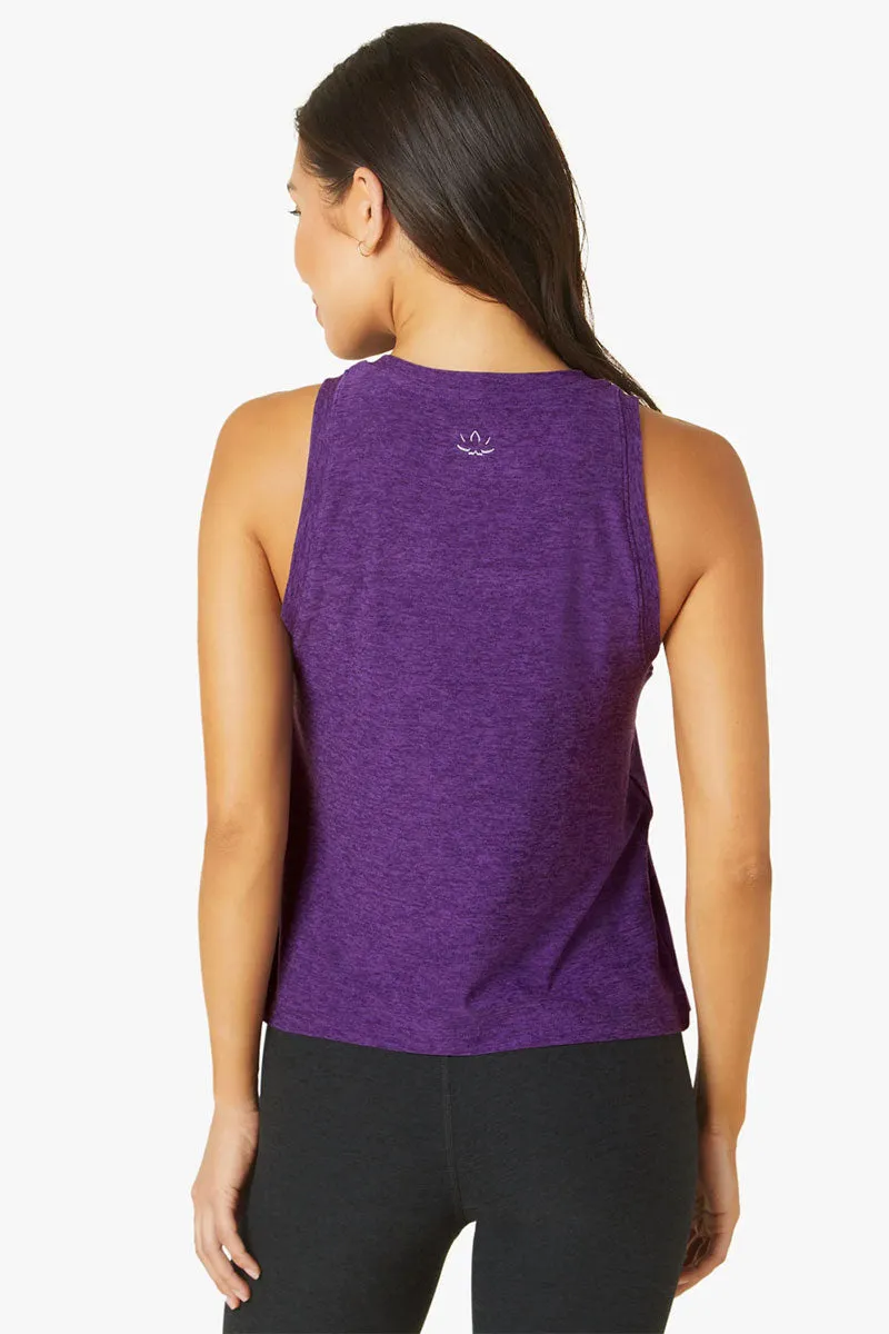 Purple Dahlia Heather Featherweight Tank