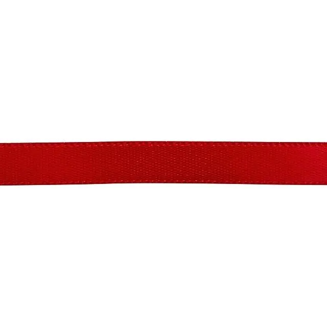 Red Satin Ribbon, 1/4 Inch Wide