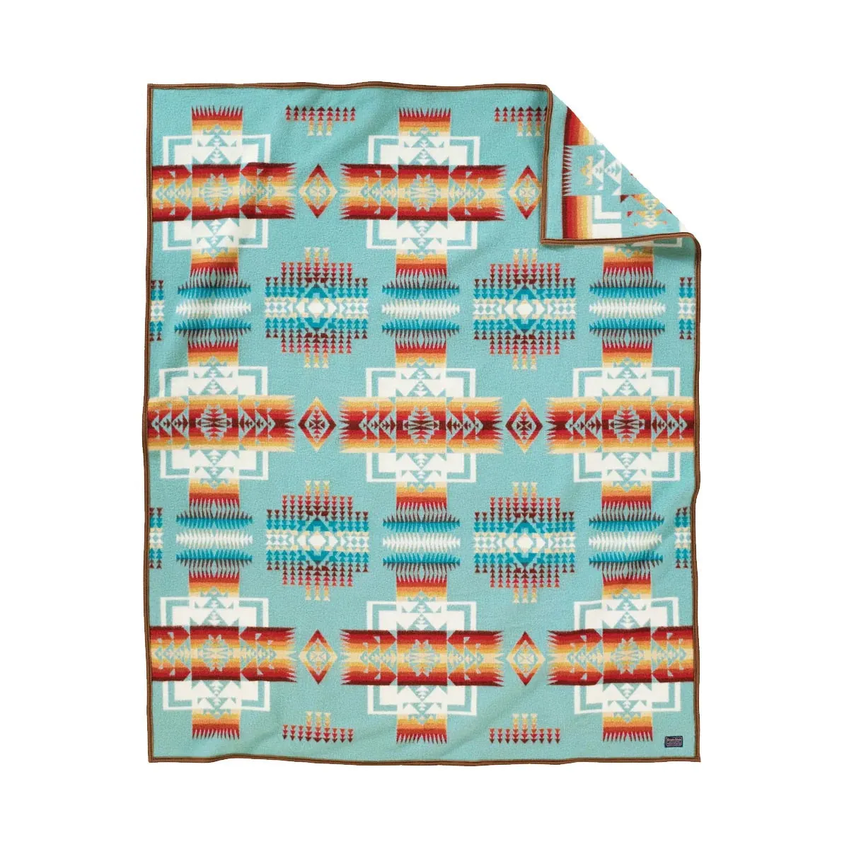 Robe Blanket in Aqua by Chief Joseph