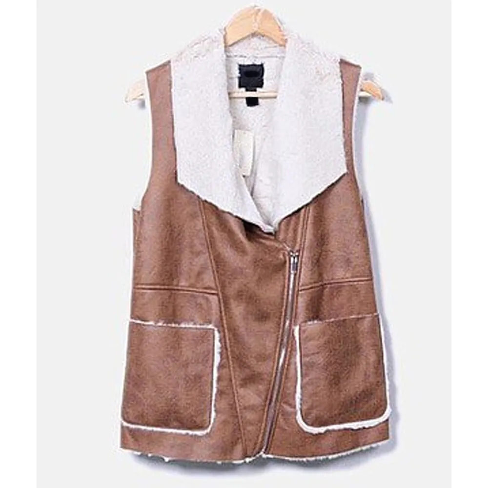 Rowan Blanchard Suede Vest