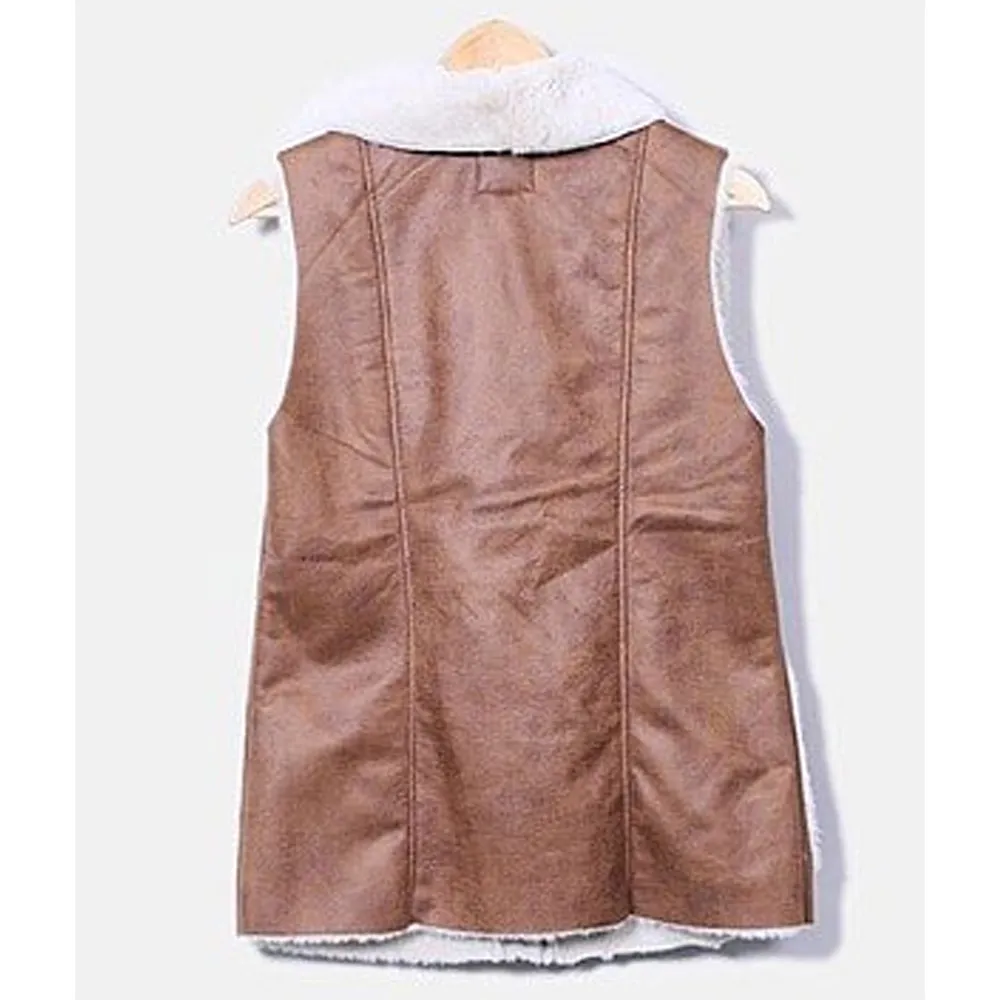 Rowan Blanchard Suede Vest