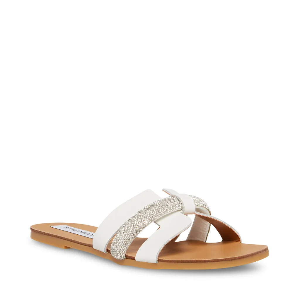 White Multi Sandal by Edriah