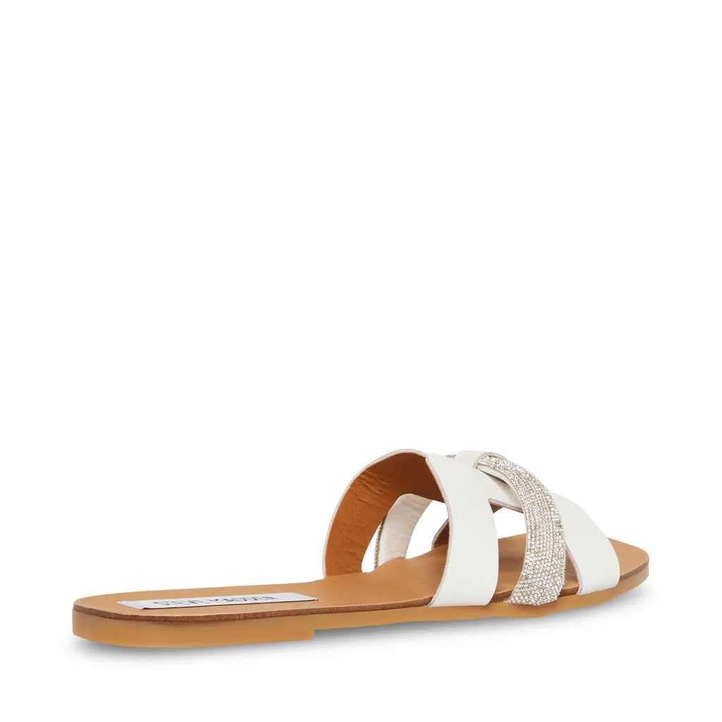 White Multi Sandal by Edriah