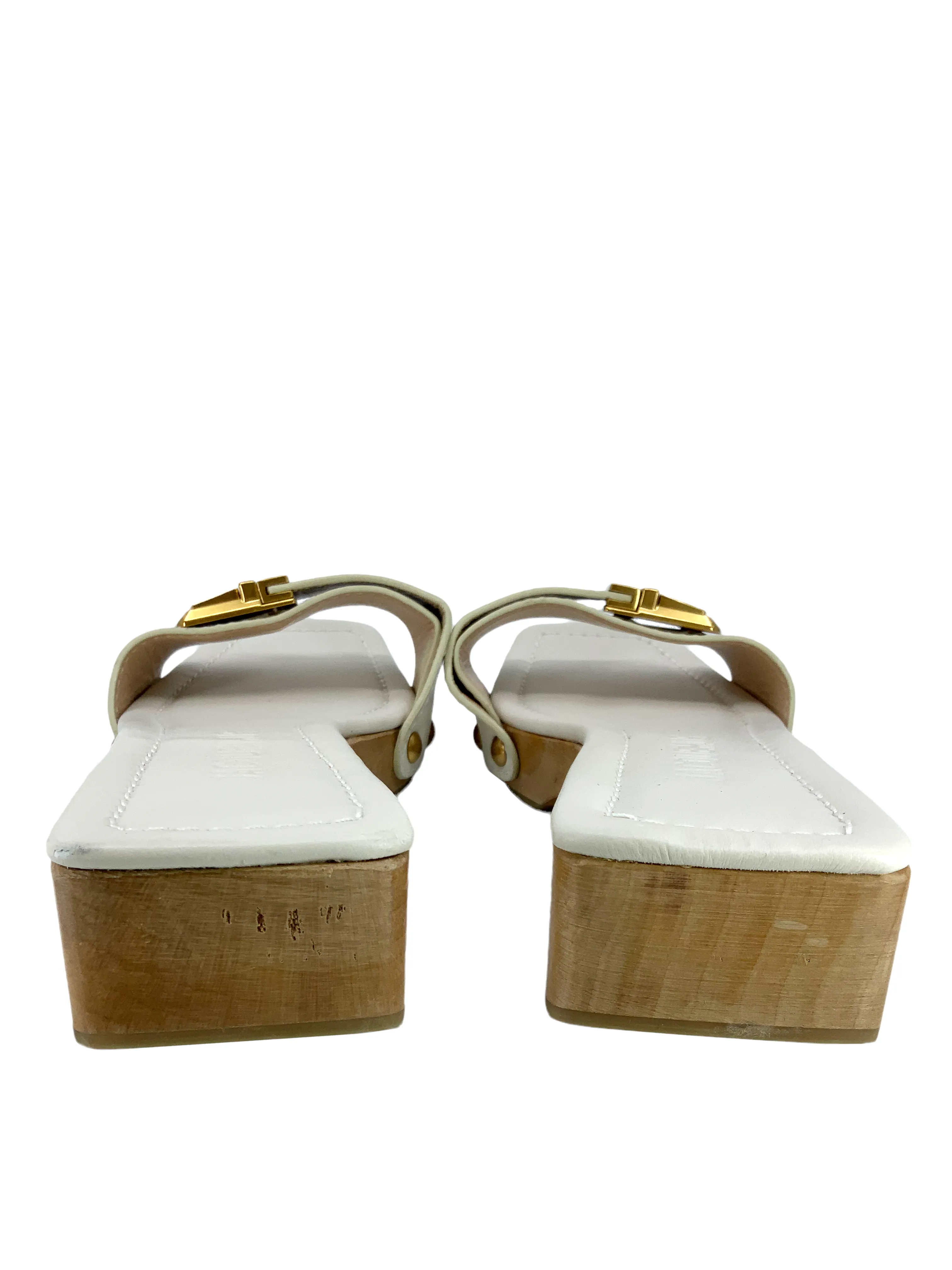 Jacquemus Les Tatanes Leather Slides Sandals Size 9