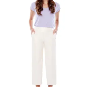 Crop Trouser-Scarlet VL