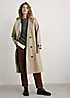 Natural Penweathers Waterproof Trench Coat by Seasalt Cornwall