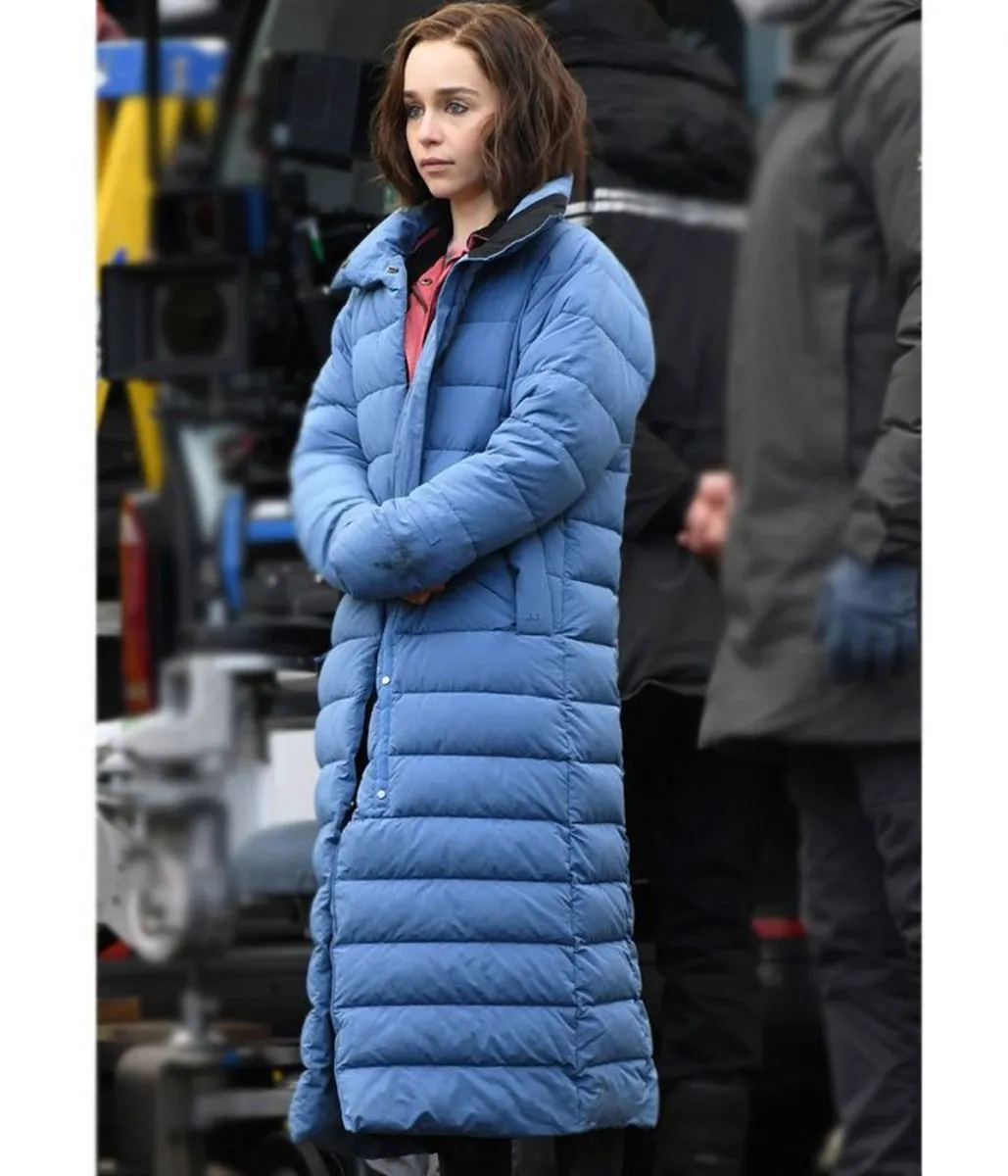 Blue Coat worn by Emilia Clarke in Secret Invasion