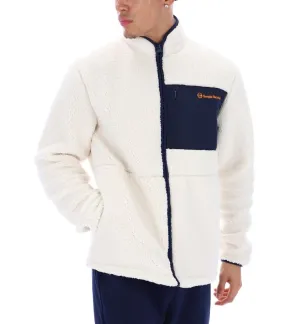 Sergio Tacchini Whitman Borg Fleece Jacket - Gardenia Maritime