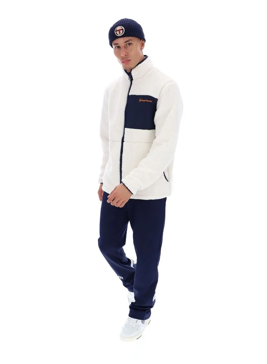 Sergio Tacchini Whitman Borg Fleece Jacket - Gardenia Maritime