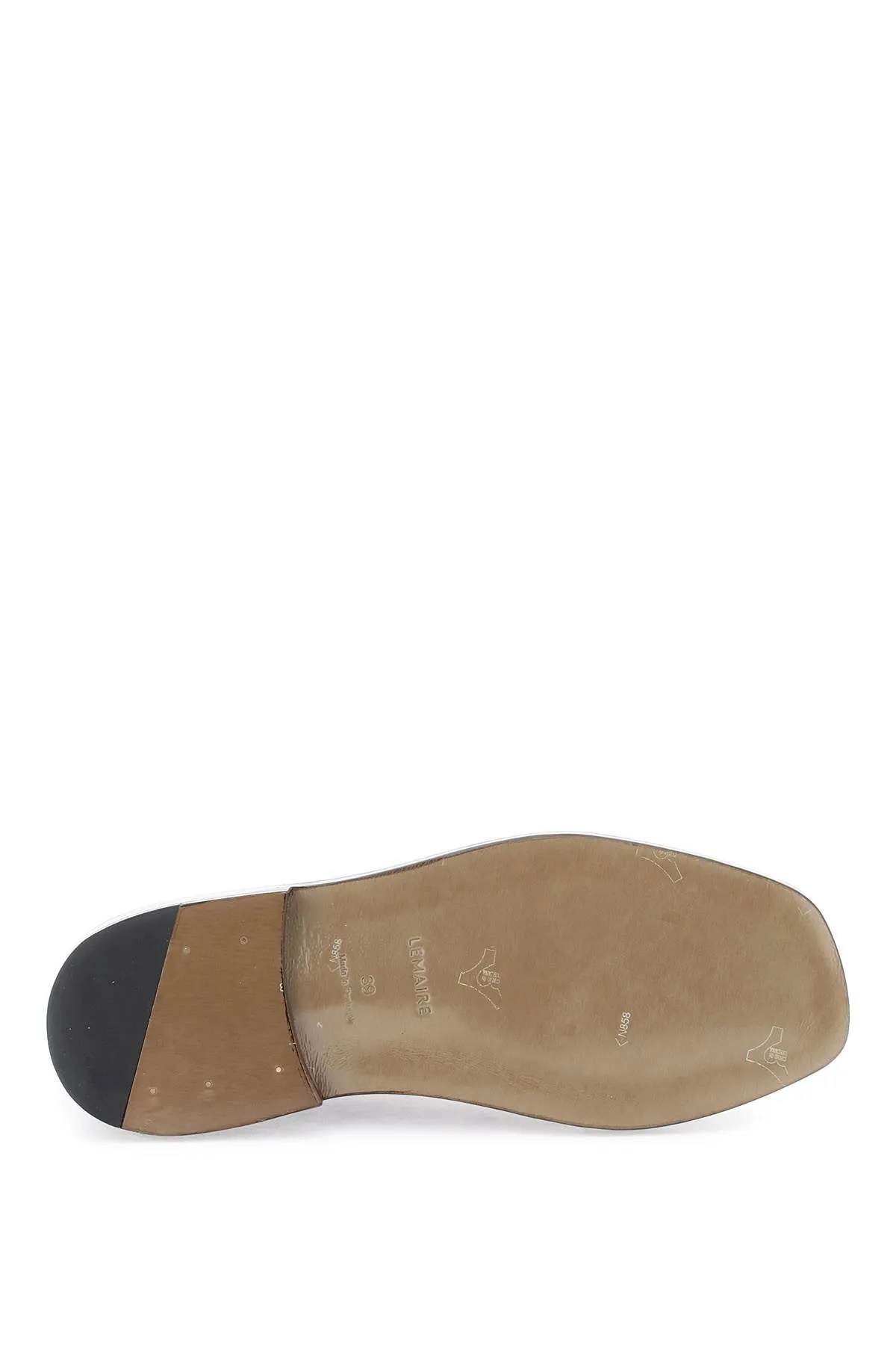 Shiny Leather Slip Ons with Nappa Material