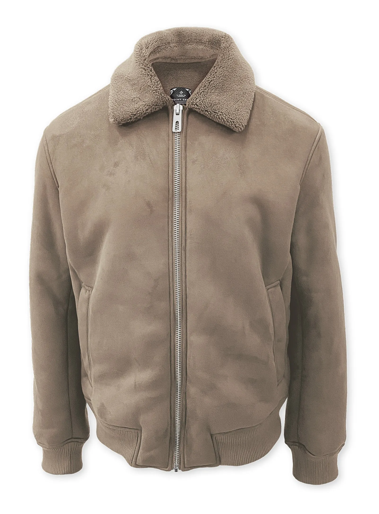 Suede Bomber Jacket