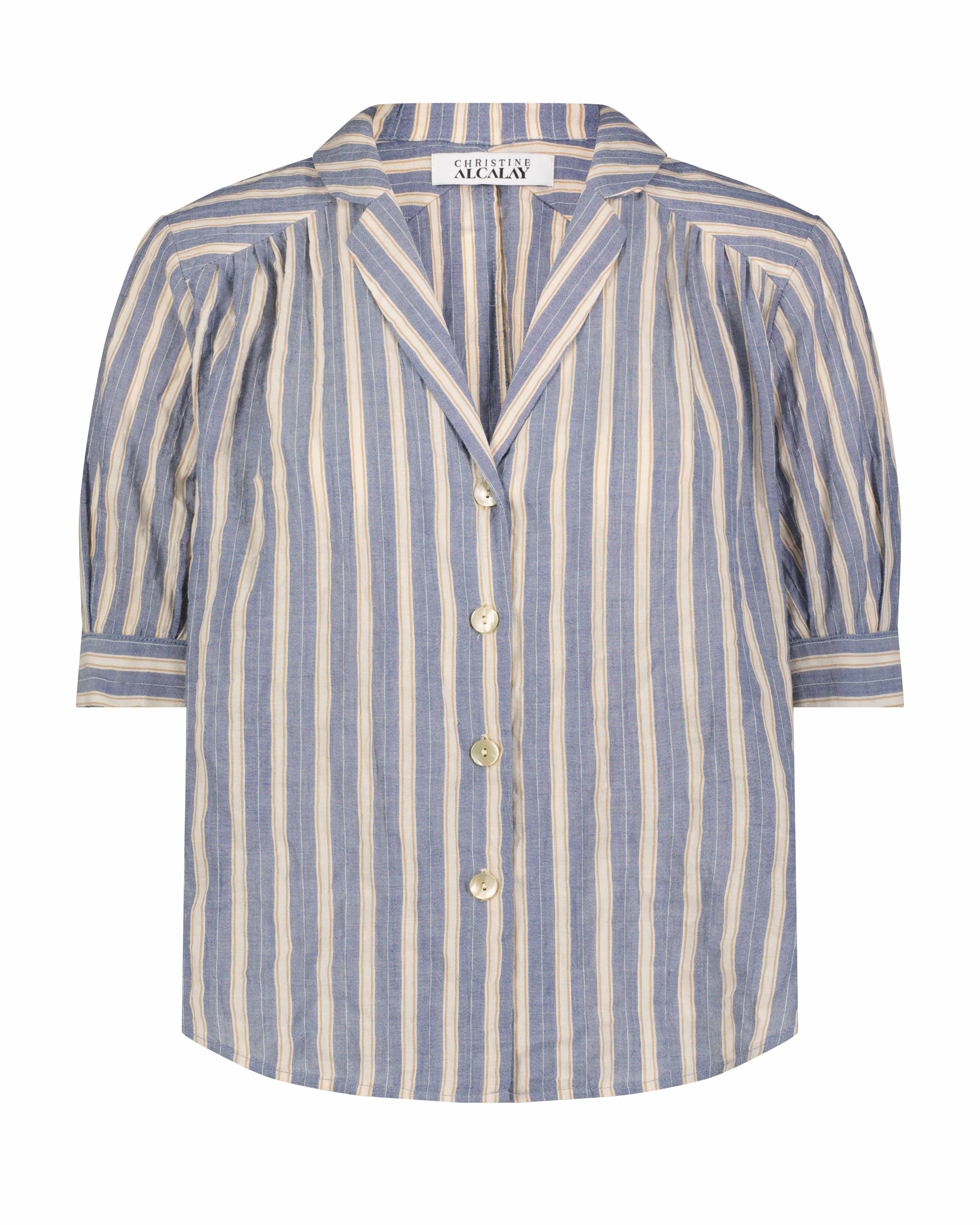 Striped Cotton Katherine Blouse