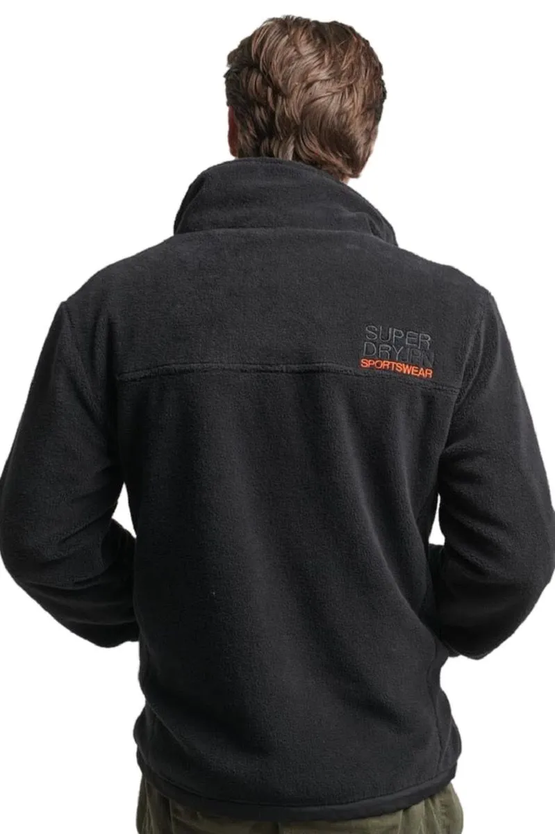 Superdry Code Trekker Fleece Jacket - Black