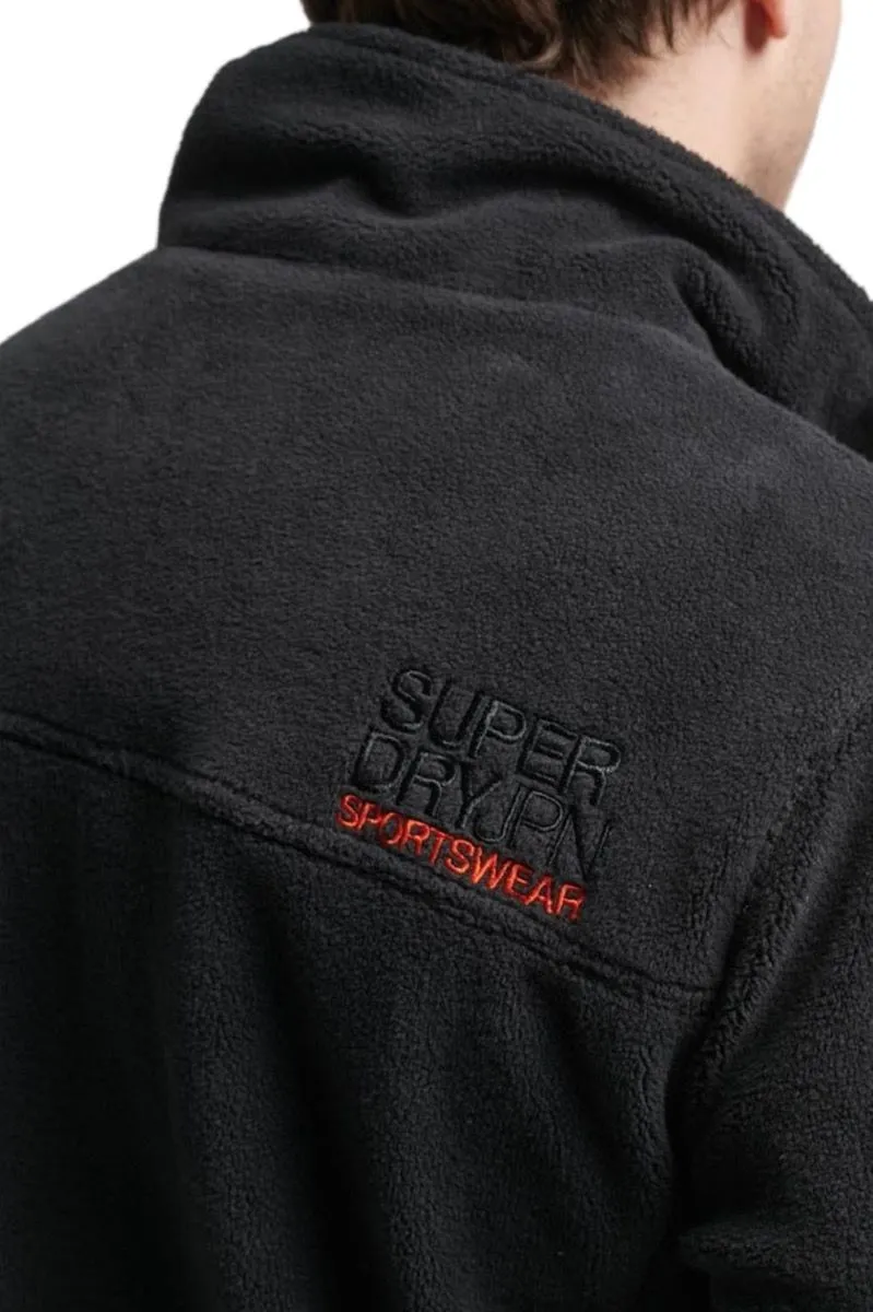 Superdry Code Trekker Fleece Jacket - Black