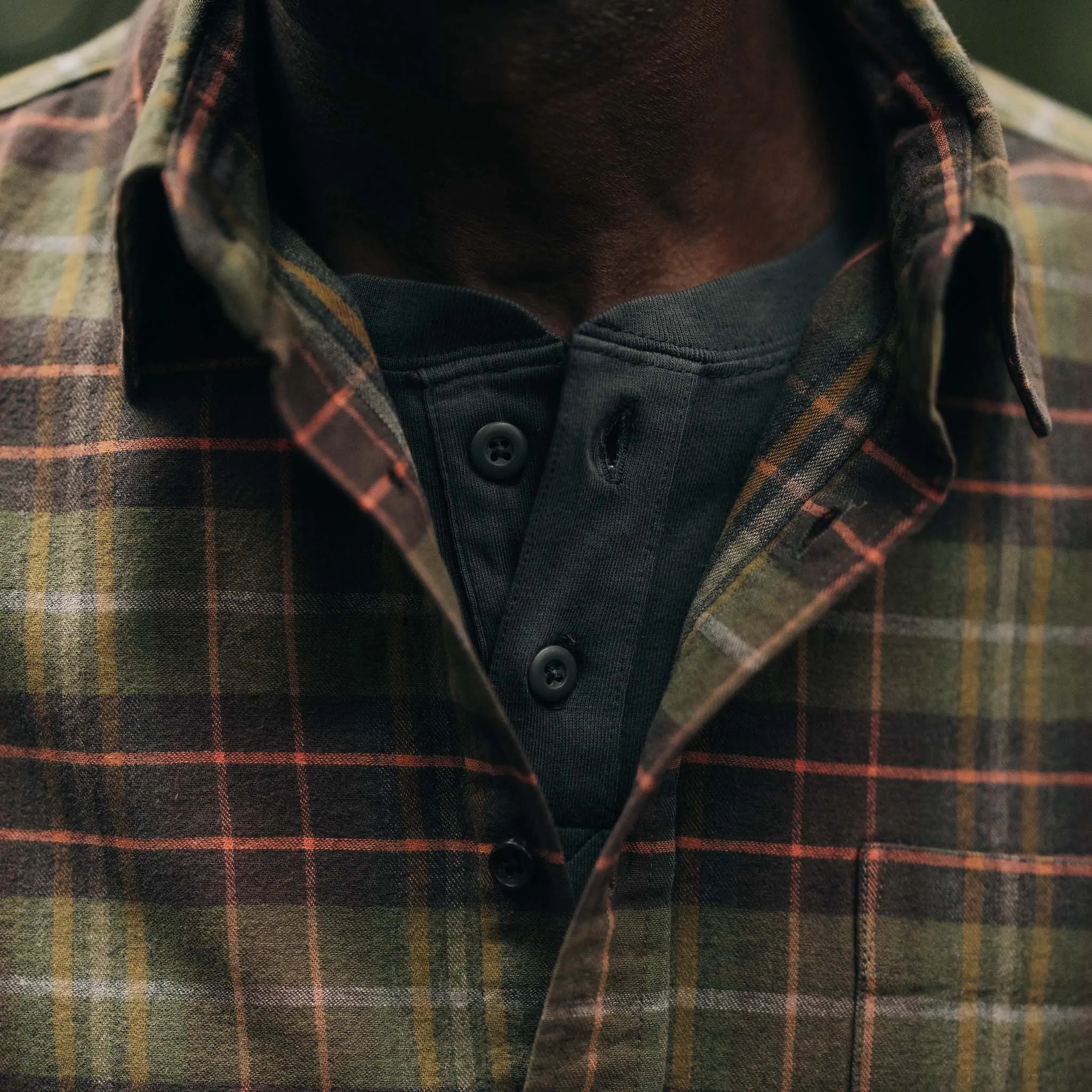 Tarnished Brass Plaid California Shirt