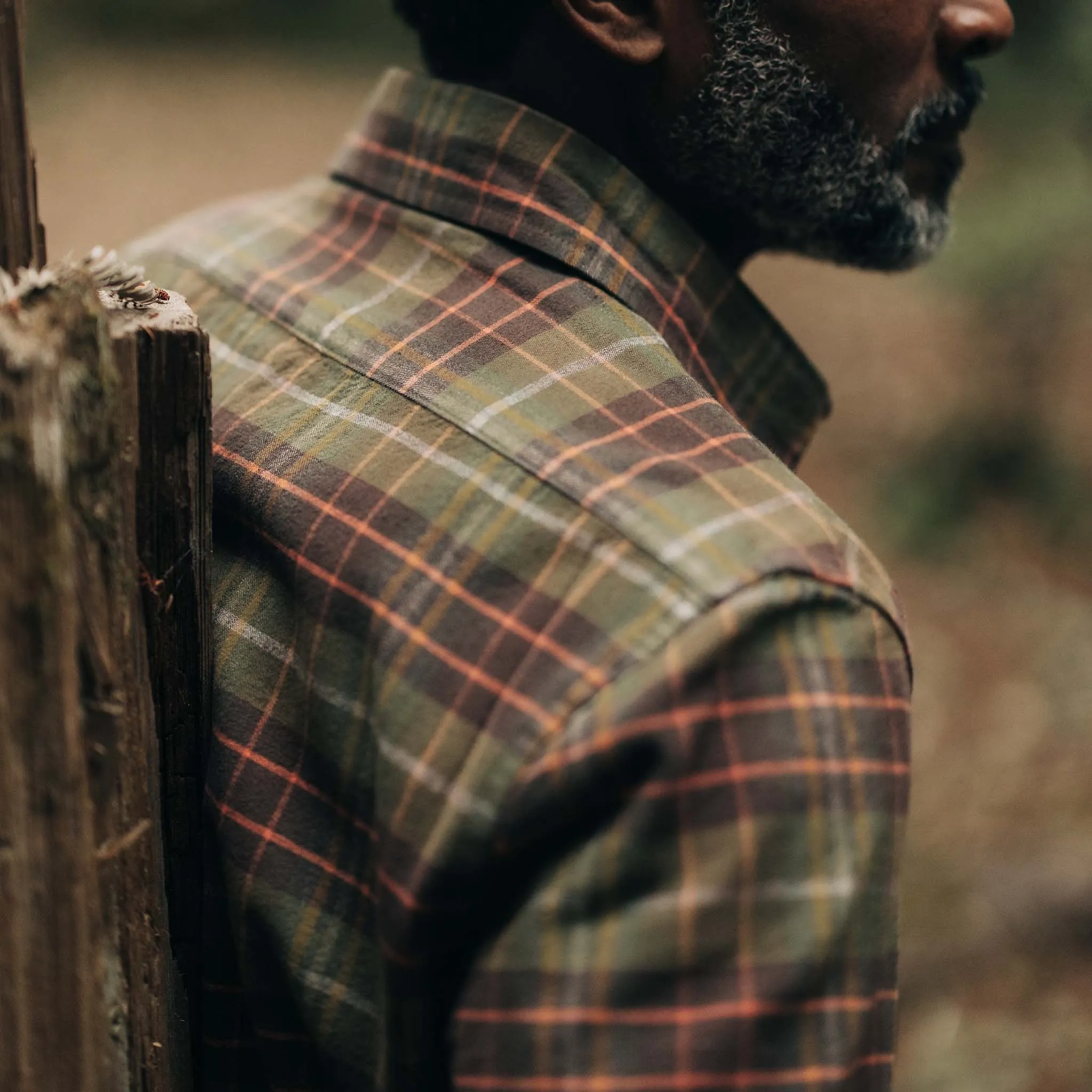 Tarnished Brass Plaid California Shirt