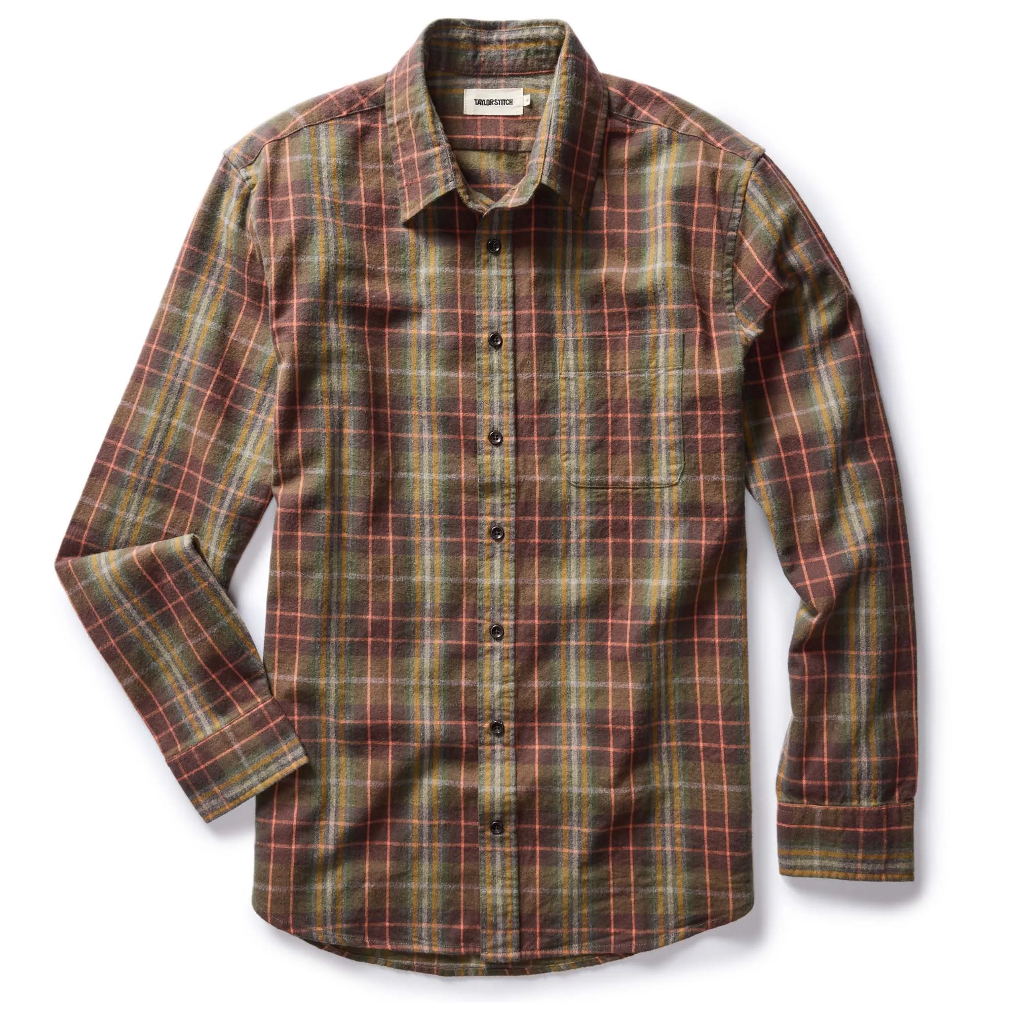 Tarnished Brass Plaid California Shirt