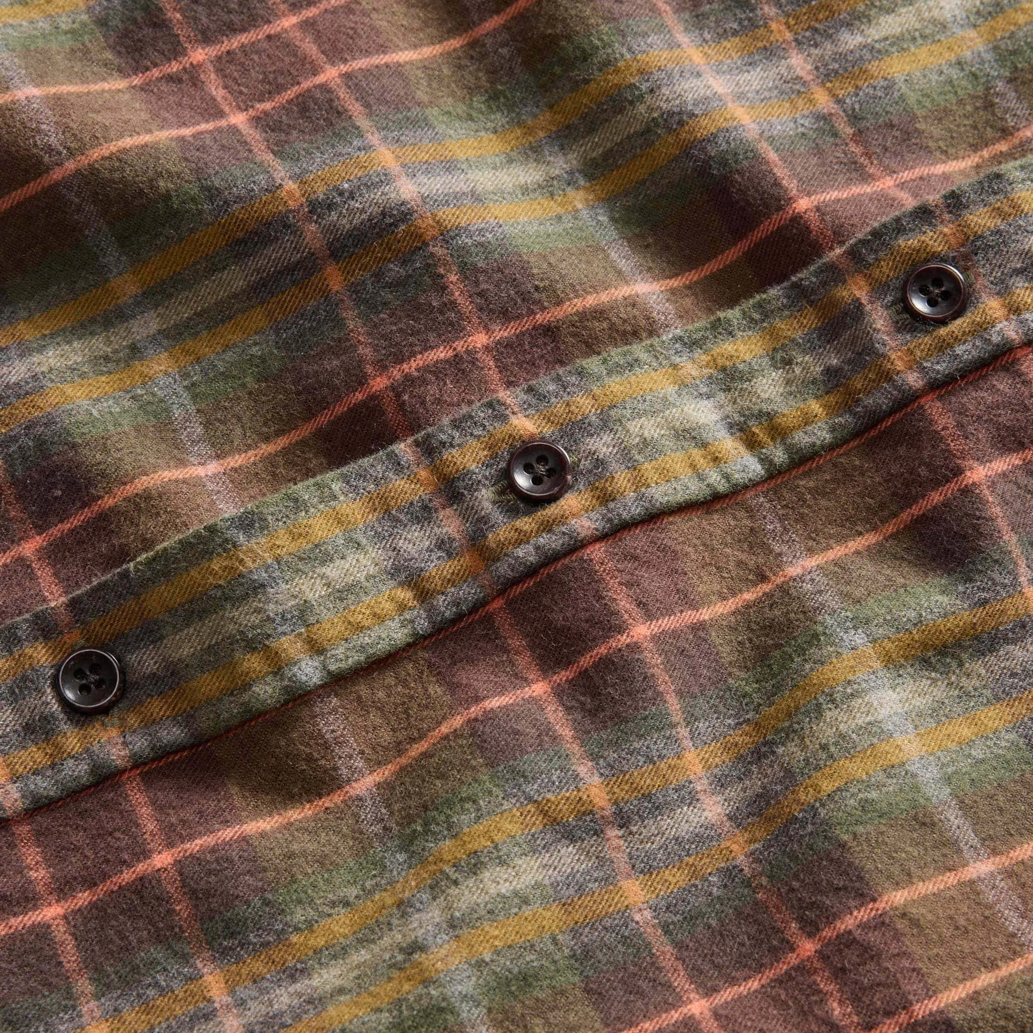 Tarnished Brass Plaid California Shirt