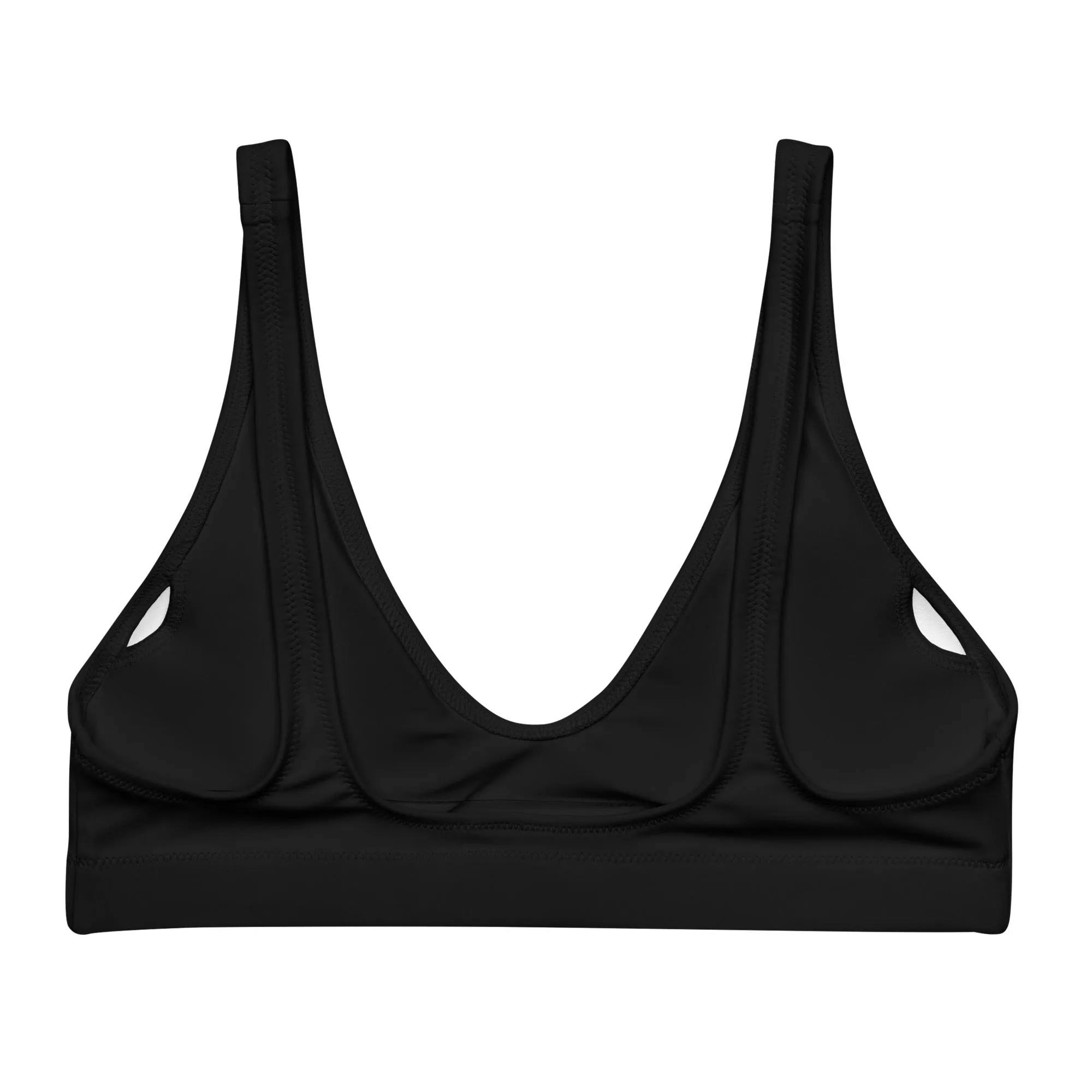 Black Bella Eco Padded Bikini Top