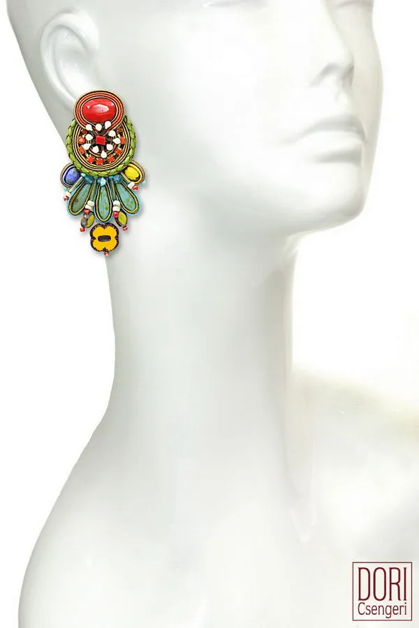 Unique Naive Art Earrings