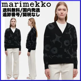 marimekko Flower Patterns Unisex Wool Nylon Long Sleeves