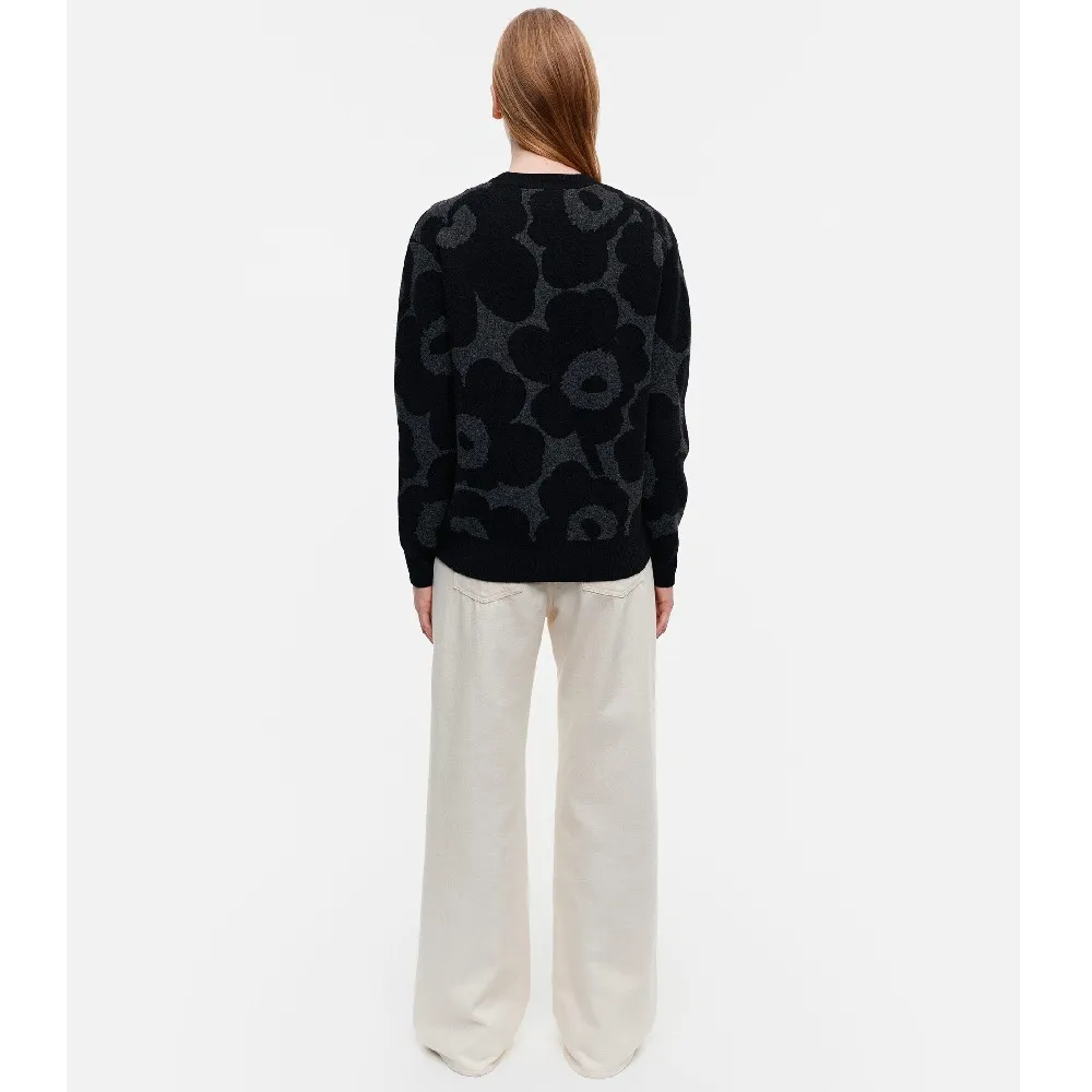 marimekko Flower Patterns Unisex Wool Nylon Long Sleeves