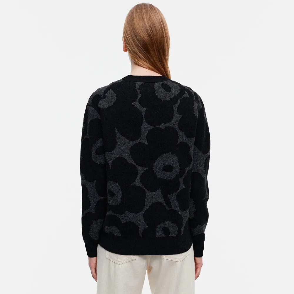 marimekko Flower Patterns Unisex Wool Nylon Long Sleeves