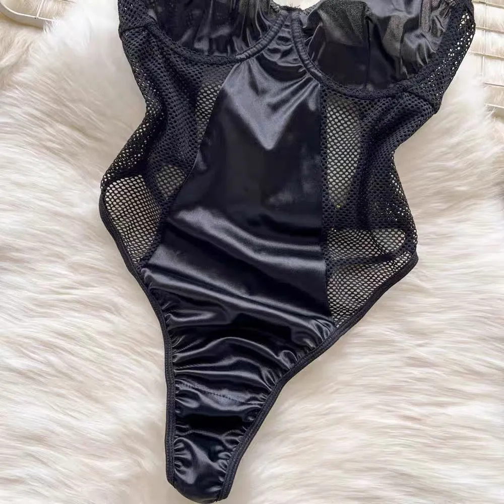 Satin Bodysuit Named Veronica