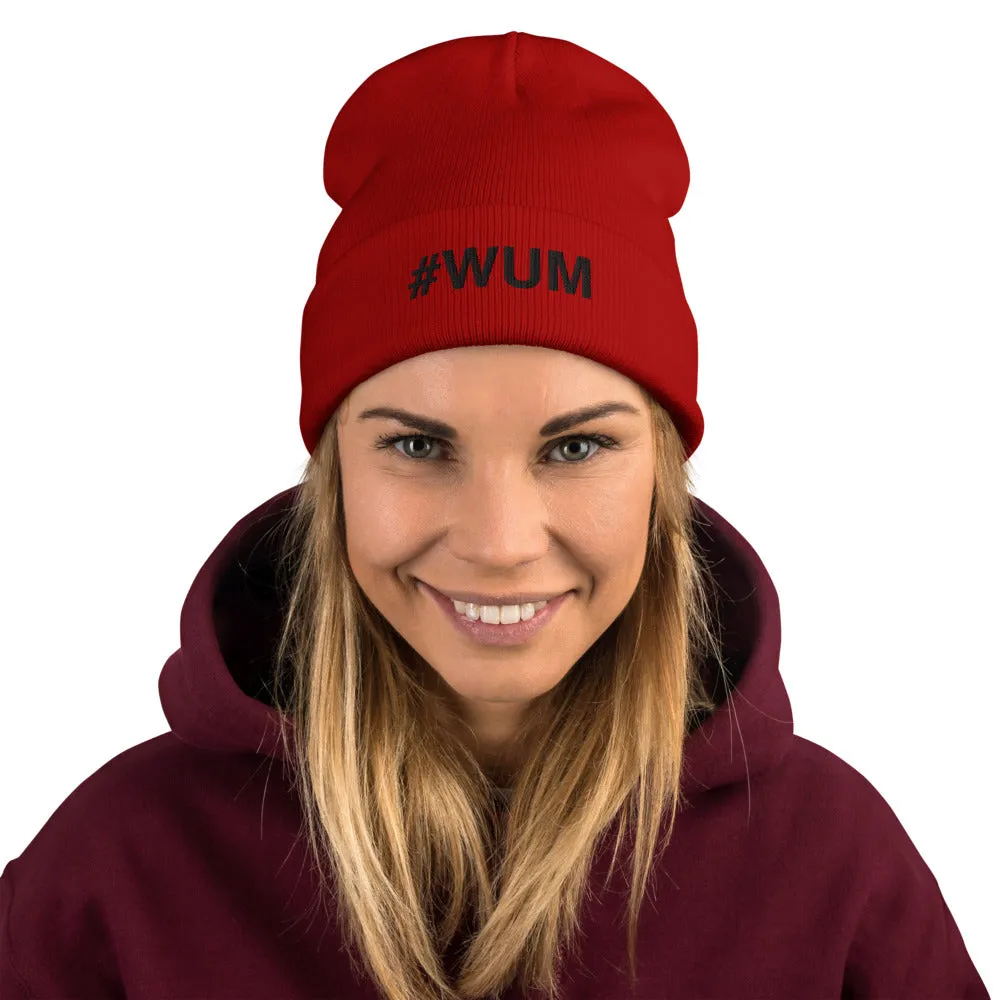 #WUM (wakeupmargo) Black Embroidered Beanie, Various Colors