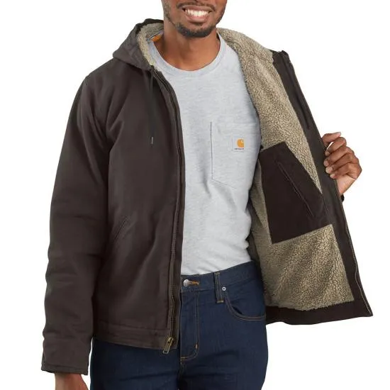 Dark Brown Washed Duck Jacket