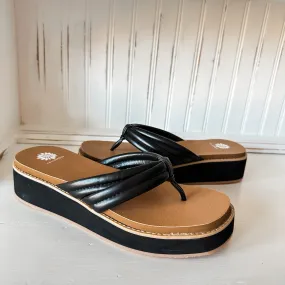 Black Hasani Flatform Sandal