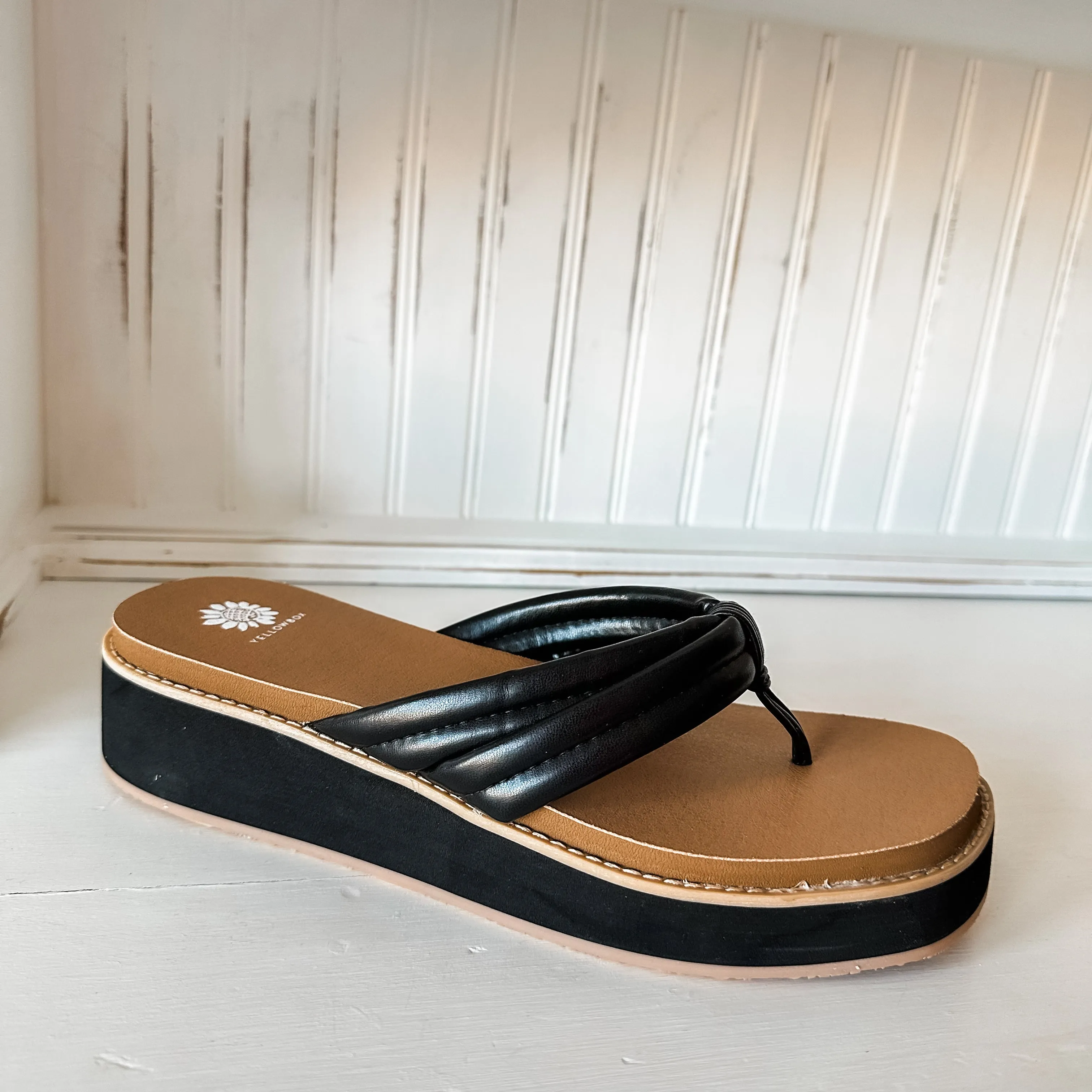 Black Hasani Flatform Sandal