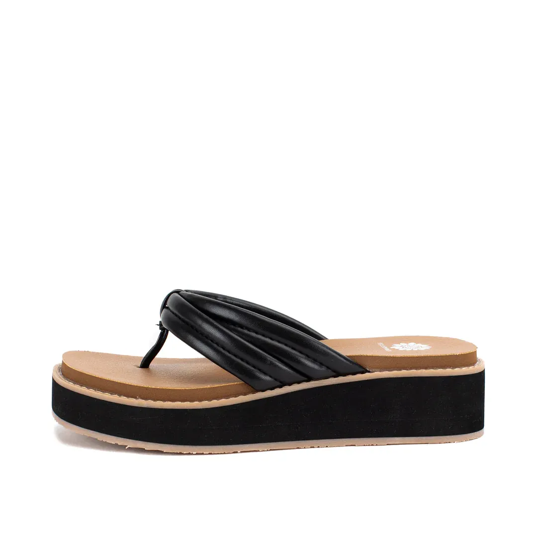 Black Hasani Flatform Sandal