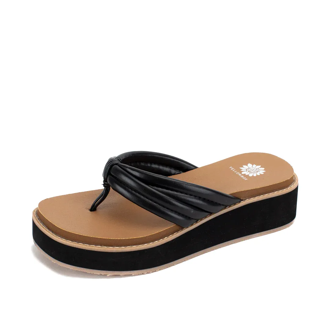 Black Hasani Flatform Sandal